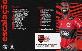 Clube de regatas do flamengo, commonly referred to as flamengo, is a brazilian sports club based in rio de janeiro, in the neighbourhood of gávea, best known for their professional football team. Saiu Flamengo Divulga Escalacao Para Jogo Contra O Bragantino Pelo Brasileirao Flamengo Coluna Do Fla