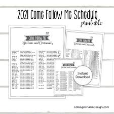 2021 Come Follow Me Schedule Printable Doctrine And Covenants Etsy In 2020 Doctrine And Covenants Schedule Printable The Covenant