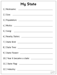 Free Printable My State Geography Worksheet Homeschooling Help Freebies First Grade Social Studies Worksheets 3rd Grade Social Studies Homeschool Worksheets