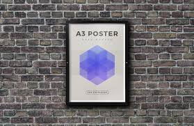 Download Free Outdoor Framed Poster Mockup Poster Mockup Poster Mockup Psd Poster Frame