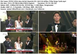 A total of 25 awards were given at the asia artist awards last night. Download Show 161116 Mtn 2016 Asia Artist Awards Hd 720p