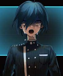 The first one is from the files of the danganronpa v3 demo that never appears during normal gameplay, and the second is the final version from the main game. Shuichi Saihara Danganronpa Amami Danganronpa Characters