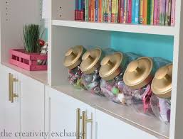 Cookie Jars With Spray Painted Lids For Organizing For A Girl S Room The Creativity Exchange Tween Room Little Girl Rooms Girl S Room