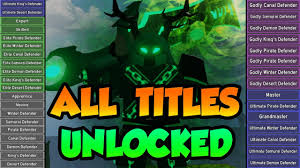 Get the latest article about ninja training simulator codes roblox here on nissan2021.com. Unlocking All Titles Lvl 140 Roblox Dungeon Quest Youtube