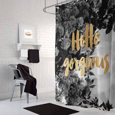 Gold Shower Curtain Black And White Decor Floral Shower Curtain Gold Shower Curtain Floral Shower Curtains Black And Gold Bathroom