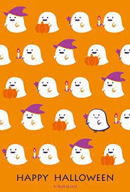 かわいいおばけの行進 ハロウィンカード 2018 オバケ 無料 イラスト ハロウィン イラスト 無料 ハロウィン カード ハロウィン イラスト 可愛い
