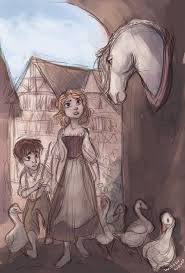 Me Recuerda Al Cuento De Falada De Los Hermanos Green La Cabeza De Caballo Colgada O La Novia Buena Fairytale Art Character Art Art