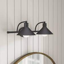 Explore bathroom vanity lights in styles ranging from modern to rustic to industrial and more. Gracie Oaks Guang 60 Single Bathroom Vanity Set Reviews Wayfair In 2021 Vanity Lighting Barn Lighting Bathroom Vanity Lighting