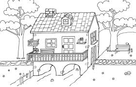 Participa en la recogida solidaria online de alimentos y juguetes para ayudar a la federación española de bancos de alimentos, cáritas y cruz. Bonita Casa Dibujo Para Colorear E Imprimir