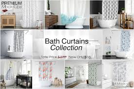 Download Bath Curtains Collection Psd Template Free Downloads Mockups Vehicle PSD Mockup Templates