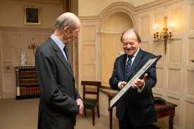 Freemason, wearing their ceremonial aprons and sashes and carrying poles parade. The Duke Of Kent At 85 His Charities And Patronages Royal Central
