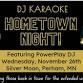 Karaoke - Hometown Night! event image
