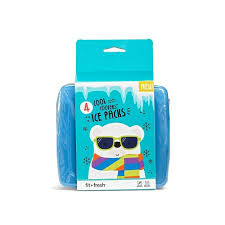 The ice pack freezes at 28 degrees fahrenheit. Fit Fresh Cool Coolers Set Of 4 Reusable Ice Packs Staples Ca