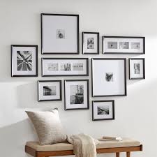 Icon Black Frame Gallery Set Of 10 Crate And Barrel Frames On Wall Gallery Wall Layout Frame Wall Collage