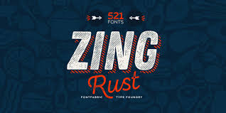 Protect yourself from other players, and kill them for meat. Zing Rust Font Free Download Fonts