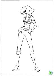 Totally Spies Coloring Page Totally Spies Color Coloring Pages