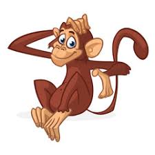 Maybe you would like to learn more about one of these? Fototapete Funny Cartoon Monkey Sitting And Presenting Vector Illustration Of Chimpanzee Scratching His Head Drawkman
