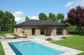 Trocken, nachhaltig und resistent gegen beschädigungen. Winkelbungalow Calvados Mit Klinker Fassade Gussek Haus Hausbaudirekt De