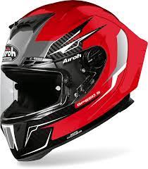 Airoh Gp 550 S Venom Integral Helmet Red Xs Helmet Cool Motorcycle Helmets Motorcycle Helmet Design