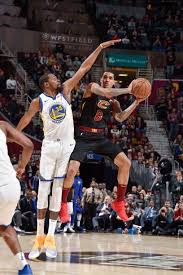 Jordan Clarkson Of The Cleveland Cavaliers Passes The Ball Against Jordan Clarkson Cleveland Cavaliers Cleveland