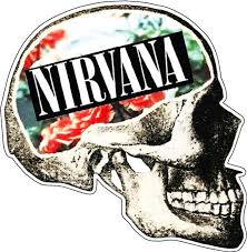 Kurt Cobain Skull Nirvana Rock Music Vinyl Sticker Vinyl Etsy In 2020 Music Stickers Nirvana Nirvana Logo Smiley