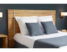 Tête de lit genre ikea composée par des lattes en bois de sapin naturel, avec quatre étagères pour placer a différentes hauteurs. Tete De Lit Bois 180 Cm Contemporaine Marque Amadeus
