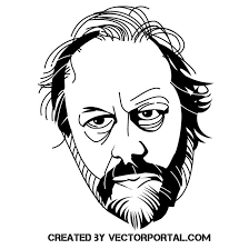 Black And White Vector Art Anime Vector Slavoj Zizek Vector Art Vector Art Vector Illustration Free Vector Illustration