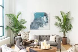 Palm tree decor tropical curtains. 26 Ideas For Decorating With Greenery