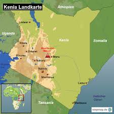 Astor chanler expedition im osten des kenia (5. Stepmap Kenia Landkarte Landkarte Fur Kenia
