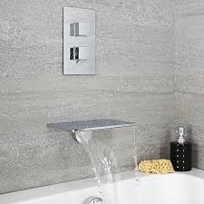 Bec Verseur Baignoire Mitigeur Thermostatique Encastrable Kubix