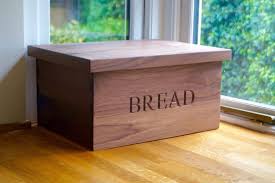 This beautiful bread box is the perfect place to store your favorite loaves. Wooden Bread Bins Makemesomethingspecial Com Bread Bin Wooden Bread Box Personalised Wooden Gifts