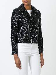 Https Www Farfetch Com Shopping Women Saint Laurent Sequin Biker Jacket Item 11897807 Aspx Fsb 1 Clickref 1011l5kapxwa Utm Sourc Jackets Biker Jacket Fashion