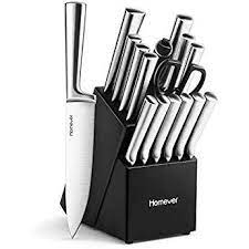 tower damascus effect knife set stainless steel blades and acrylic stand rose gold and black 5 piece amazon co uk kitchen home bicak