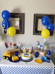 2nd Birthday Theme Ideas For Boy Little Blue Truck Birthday Party Blue Birthday Parties Trucks Birthday Party Transportation Birthday Party