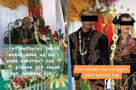 Arti mimpi jadi pengantin tanpa pasangan. Viral Make Up Pengantin Ini Lebih Mahal Dari Dekorasi Alasan Dibaliknya Bikin Terharu Berita Hits
