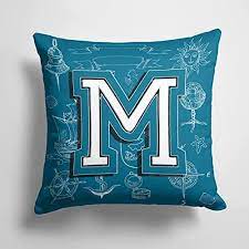 Check spelling or type a new query. Letter M Sea Doodles Initial Alphabet Fabric Decorative Pillow Buy Online At Best Price In Uae Amazon Ae