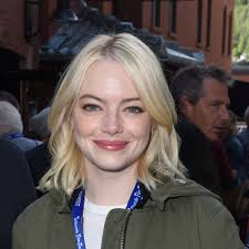 She recently made the switch back to light blonde hair. Emma Stone Debuts Chin Length Bob On Maniac Set Teen Vogue