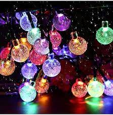 Check spelling or type a new query. Amazon Com Solar String Lights Garden 50 Led 24ft Outdoor String Lights Multi Colored Waterproof Crystal Ball Fairy Lights Decoration Lighting For Home Garden Patio Yard Christmas Garden Outdoor