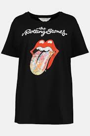 Lean back and extend y. Shirt Oversized Rolling Stones Zunge Halbarm T Shirts Shirts Ulla Popken Deutschland