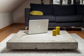 Concrete Coffee Tables You Can Buy Or Build Yourself Concrete Coffee Table Concrete Furniture Coffee Table