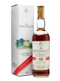 Macallan 10 Year Old Full Proof Bot 1990s Speyside Whisky Speyside Whisky Whisky Macallan Whisky
