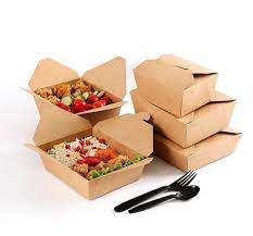 Disposable Eco Friendly Kraft Paper Packaging To Go Lunch Boxes China To Go Lunch Boxes Kraft Paper Food Boxes Made In China Com