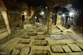 A View Of The Underground City Of St Mercurius Located In Saratli Underground Cities Underground City