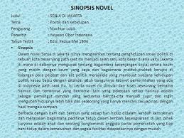 Resensi Novel Senja Di Jakarta Ppt Download