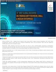 A preliminary study on textual structure in chinese argumentative text translated from english. Wacana Global Wief Bincangkan Keselamatan Siber Untuk Perusahaan Mikro Pks Bahasa Melayu World Islamic Economic Forum Foundation