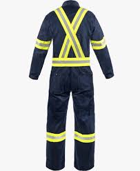 9 Oz Fr Cotton Coveralls With Reflective Trim Lakeland