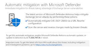 Kelime ve terimleri çevir ve farklı aksanlarda sesli dinleme. Automatic On Premises Exchange Server Mitigation Now In Microsoft Defender Antivirus Microsoft Security