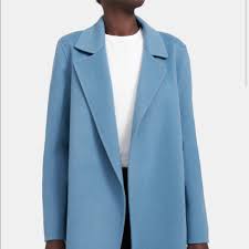 Cashmere coat, wool coat, xl coat, womens wool coat, 100% real wool, long coat , black coat, loose coat, warm overcoat, handmade coat. Theory Jackets Coats Theory Sileena Jacket In Doubleface Woolcashmere Poshmark