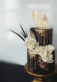 Black And Gold Birthday Cake Clipart Black And Gold Drip And Painted Wedding Cake Bolo Topo De Bolo Festa
