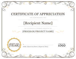 Download certificate of appreciation template for powerpoint and create digital and print certificates . 30 Free Certificate Of Appreciation Templates And Letters